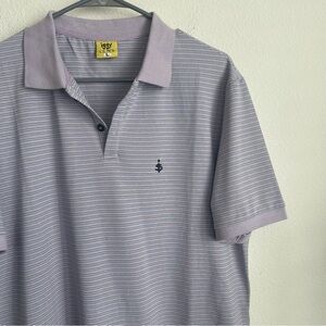 IGGY NYC Sneeze Striped Short Sleeve Cropped Fit Skateboarding Polo
